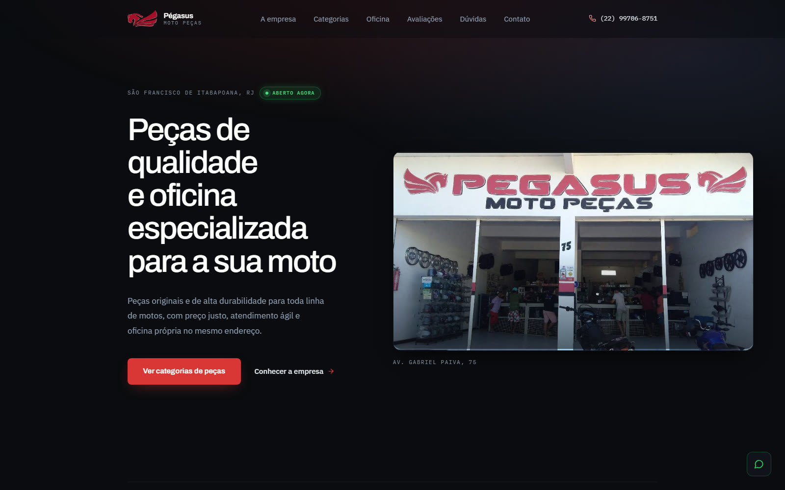 Pegasus Moto Peças